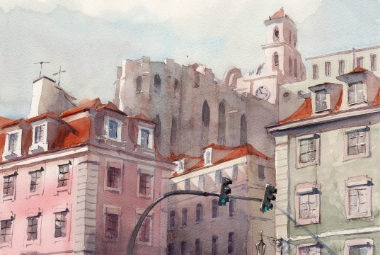 Городские пейзажи художника Ренато Палмути